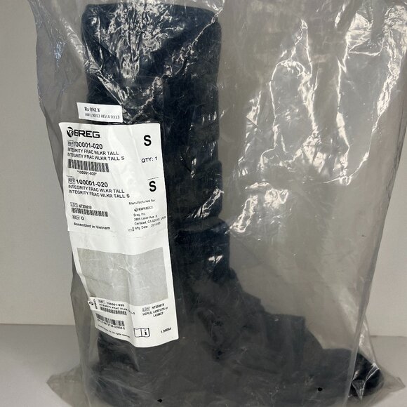 Breg Integrity Fracture Walker Boot Tall Size Small Black 100001-020 NEW - Picture 3 of 8